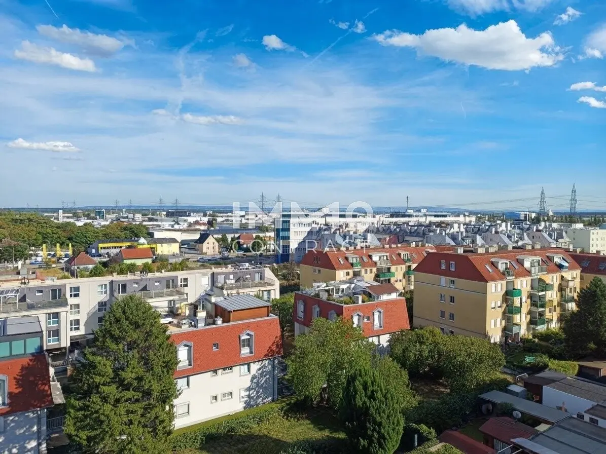 Modern 3-room apartment with loggia and distant view