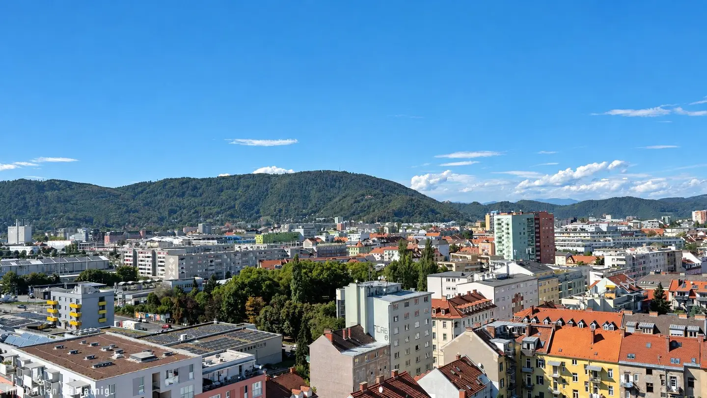 GRAZ AT YOUR FEET! 120 m² apartment with unique 360° panoramic view over the city
