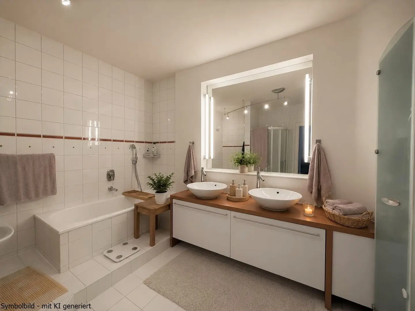Maisonettewohnung mit Privatgarten und Sauna