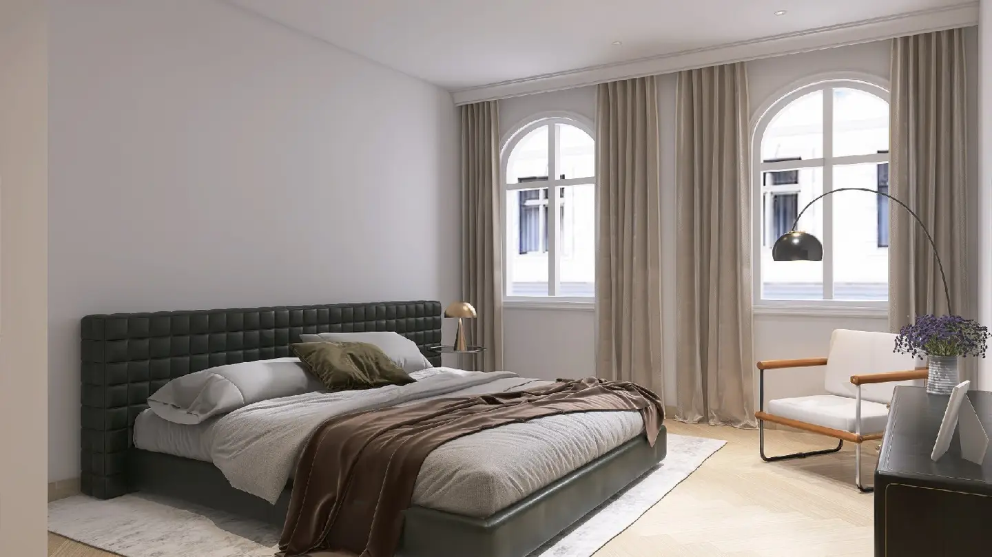 Light filled penthouse with generous terrace near park