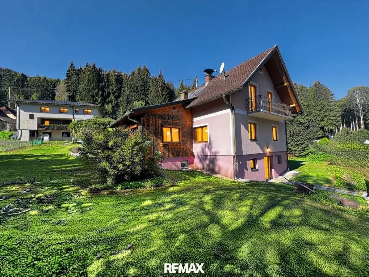 Natur vor der Haustüre – Einfamilienhaus mit großem Garten in Mellach