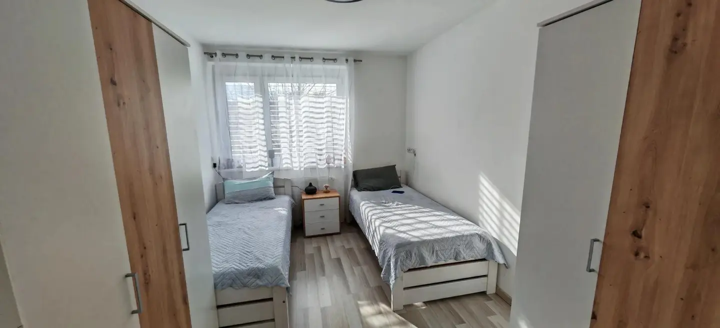 Renovated Dachgeschosswohnung with glazed loggia