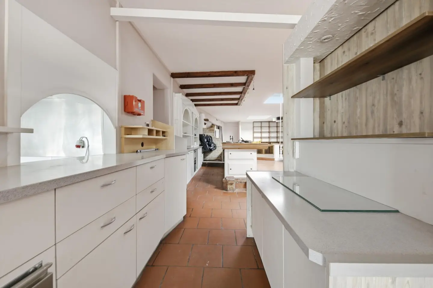 Hauptplatzlage mit großer Terrasse und Profi Küche Wohnung