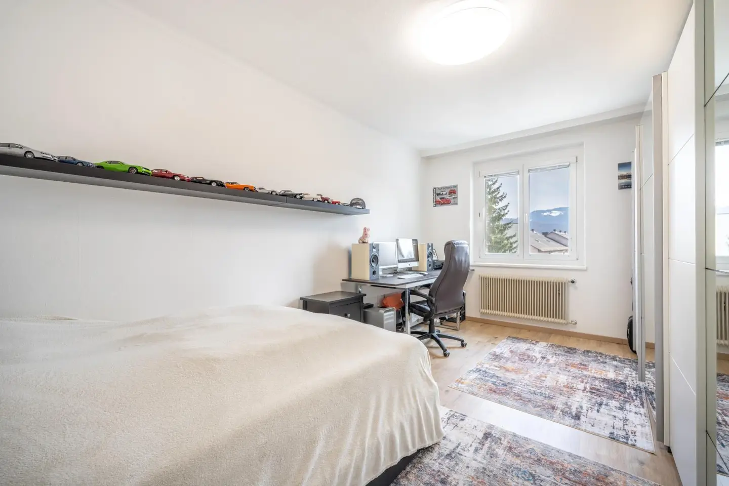 Central Wohnung with fortress view and bright rooms
