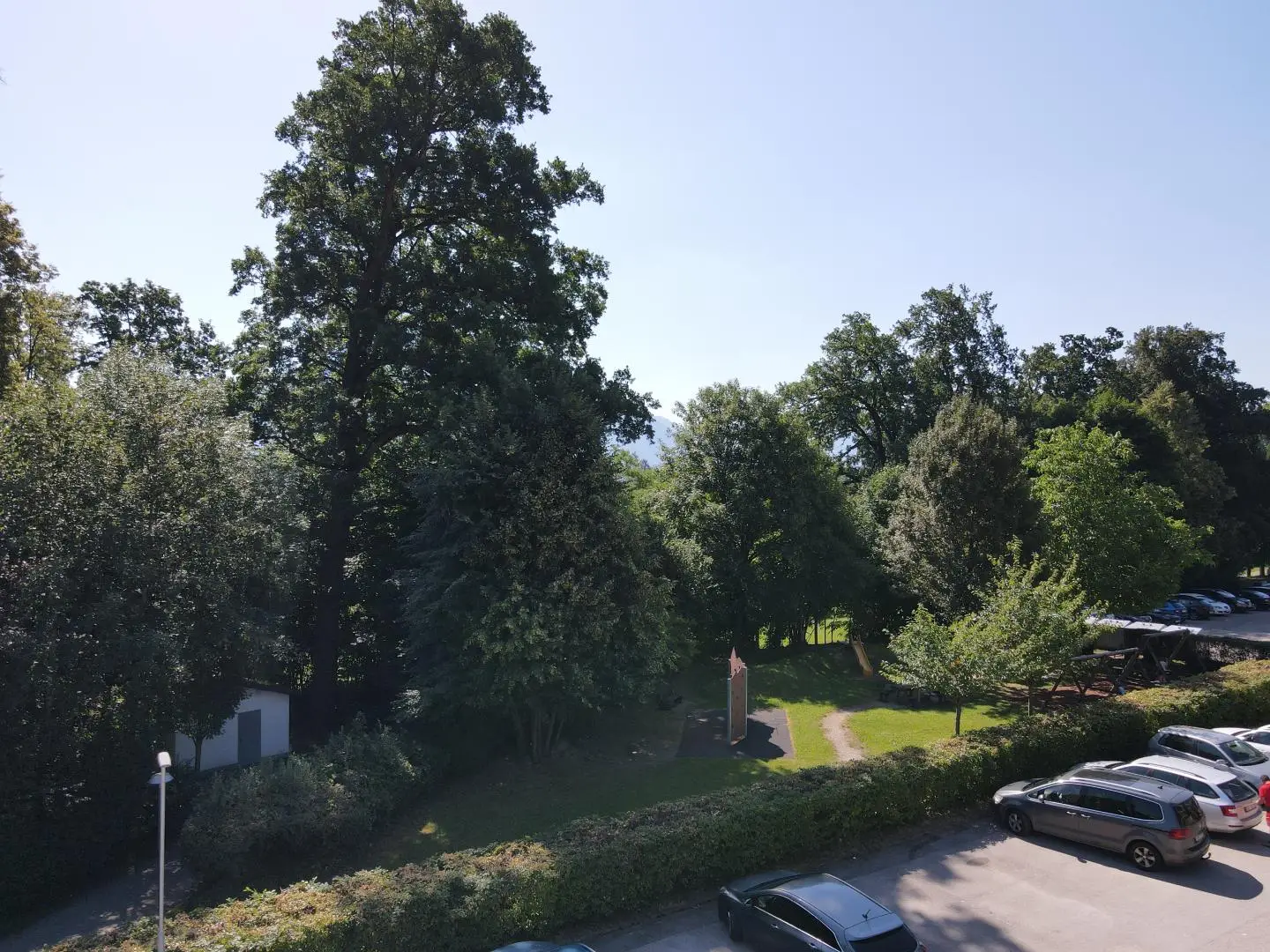 Aufnahme eingemessen auf Höhe der Loggia Top 17