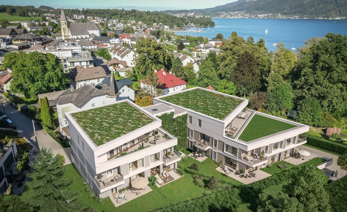 Wohnung mit Eigengarten und Terrasse nahe Traunsee