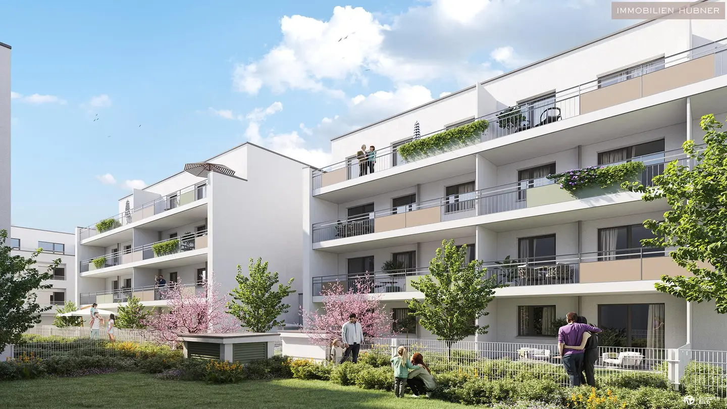 Helle Wohnung mit Loggia nahe Naturschutzgebiet