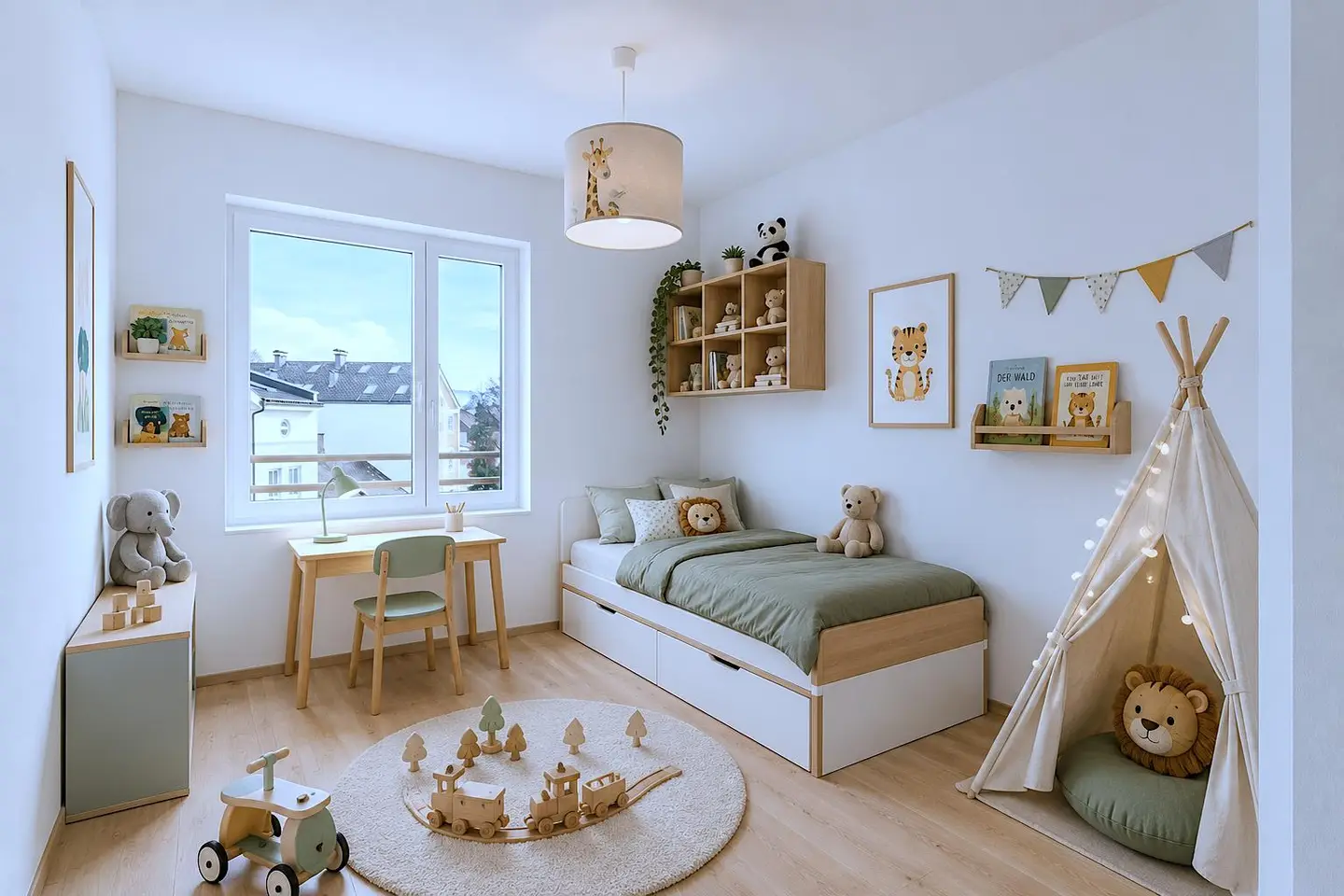 Wohnung mit privater Dachterrasse und begrüntem Dachgarten