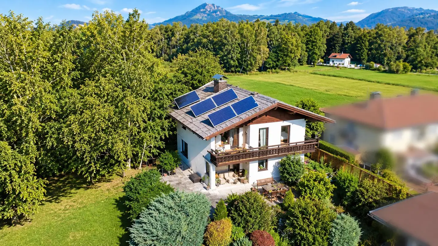 Familienwohnung mit Untersbergblick und sonniger Südwestlage