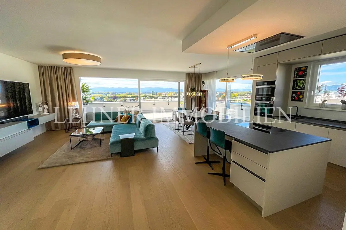 Penthouse with private lake access and southwest terrace