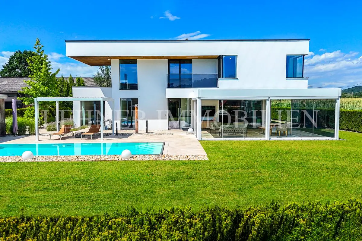 *** WERNDORF *** EXKLUSIVE LUXUSVILLA MIT GRÜNBLICK NAHE DER MUR - MODERNES WOHNEN AUF HÖCHSTEM NIVEAU ***