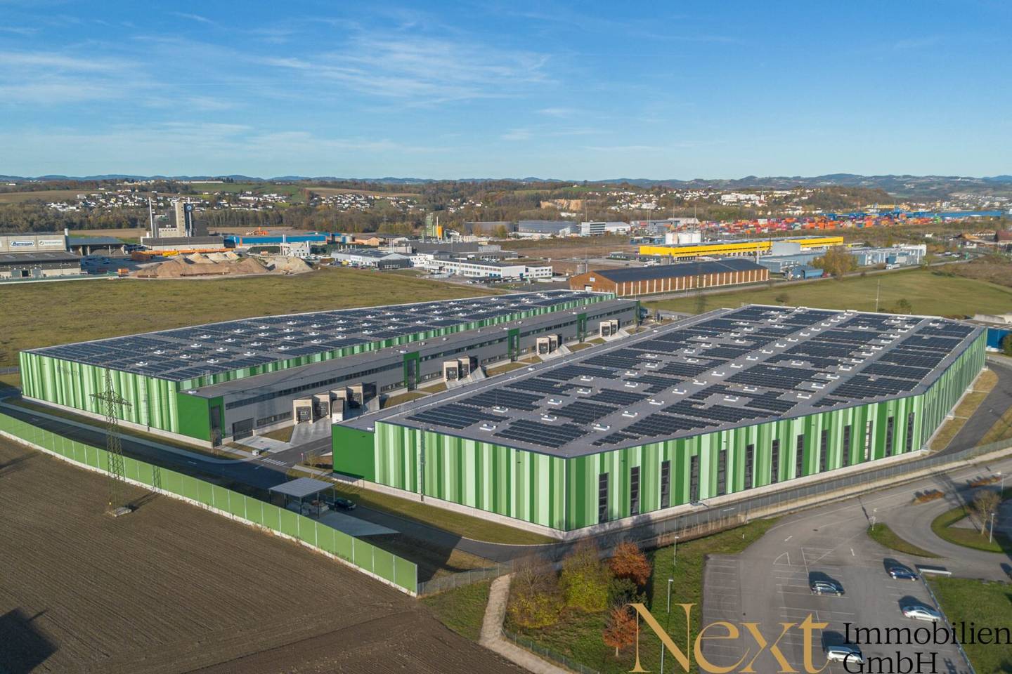 New build - Warehouse/Production Hall (optionally with office space) in Enns/Ennshafen for rent