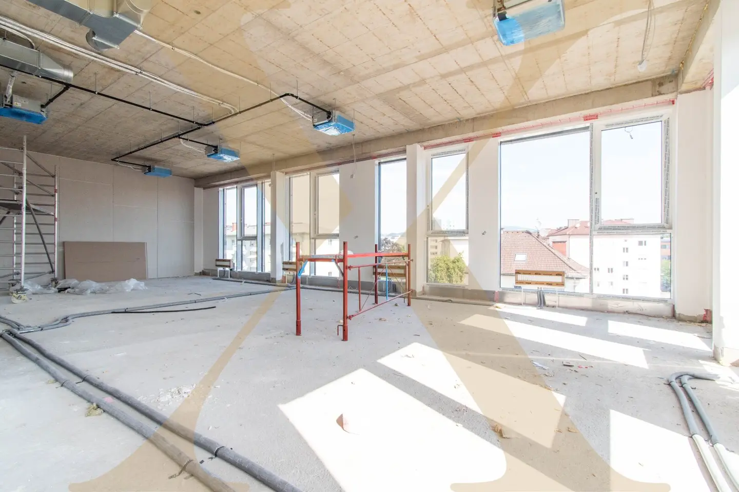 Unique new-build office and practice spaces in the Med Cube Linz Mitte construction project for rent!