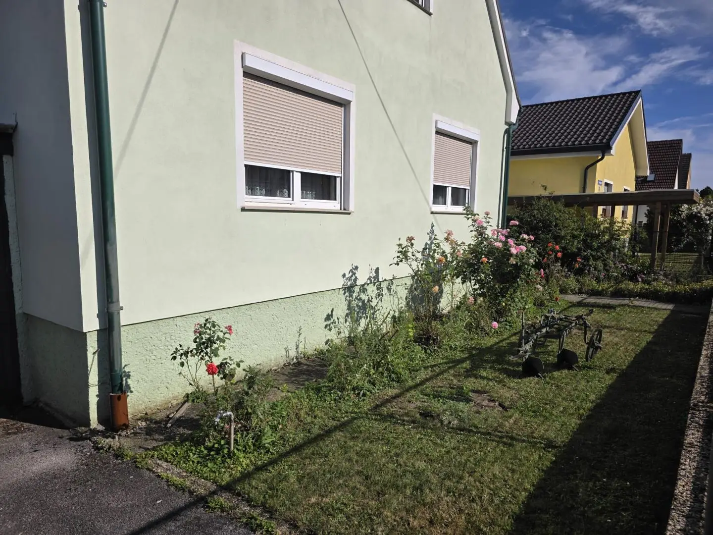 Ruhig gelegen mit Garten und Garage Familienwohnung