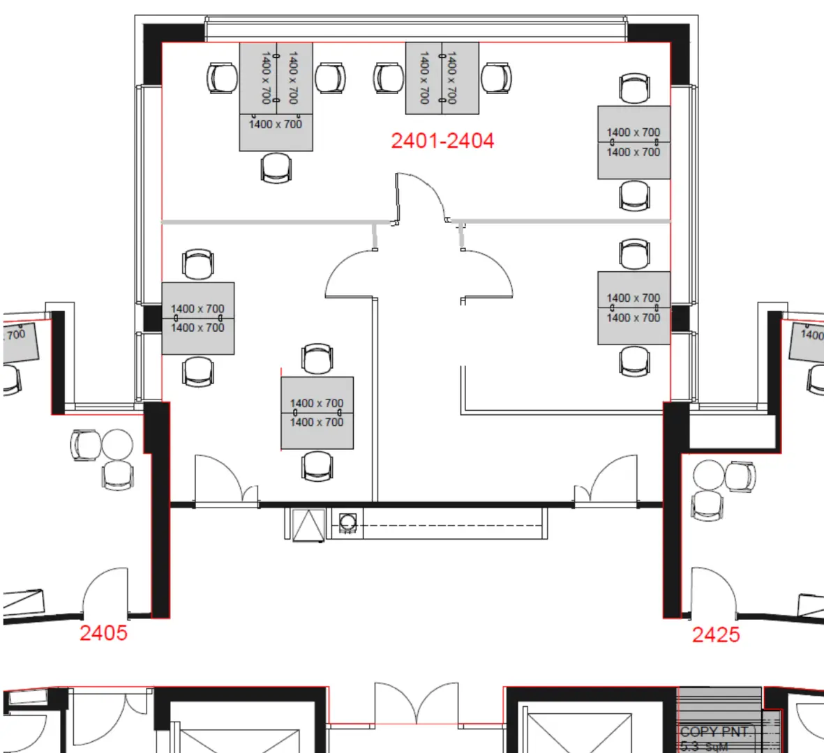 Representative apartment with all inclusive service