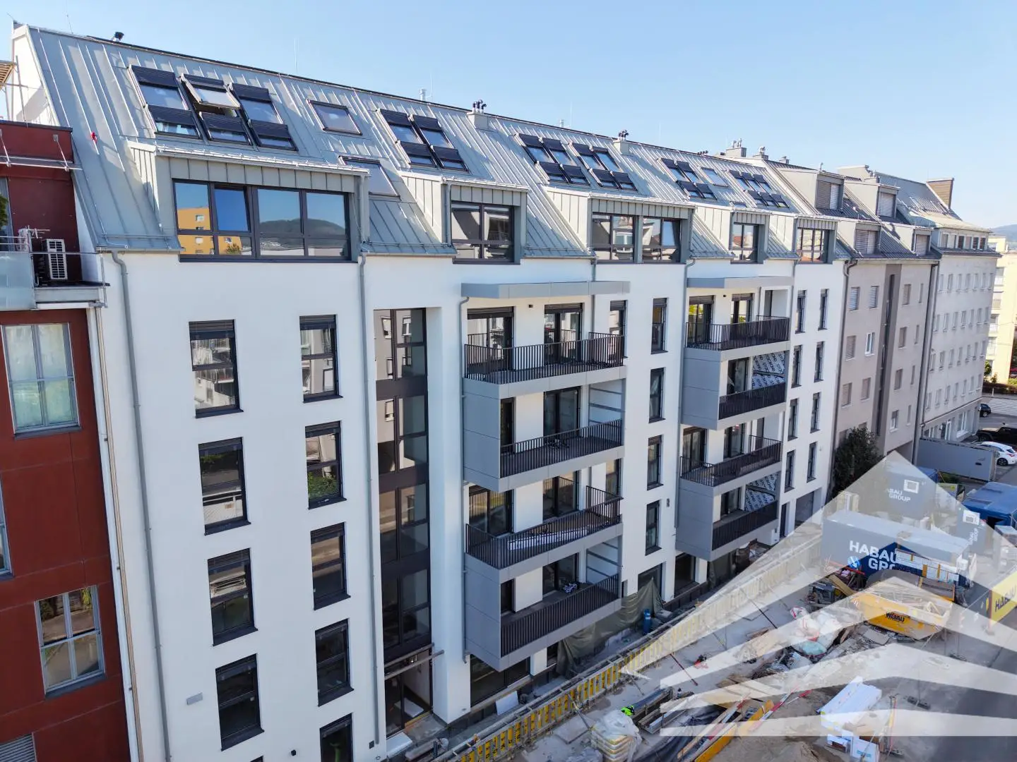 Bright apartment in new build with loggia
