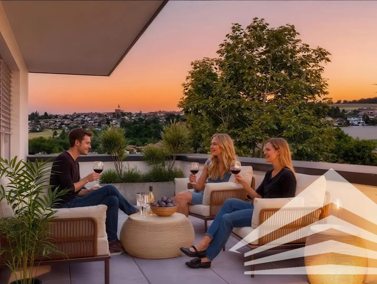 Neubau Dachgeschosswohnung mit großzügiger Dachterrasse