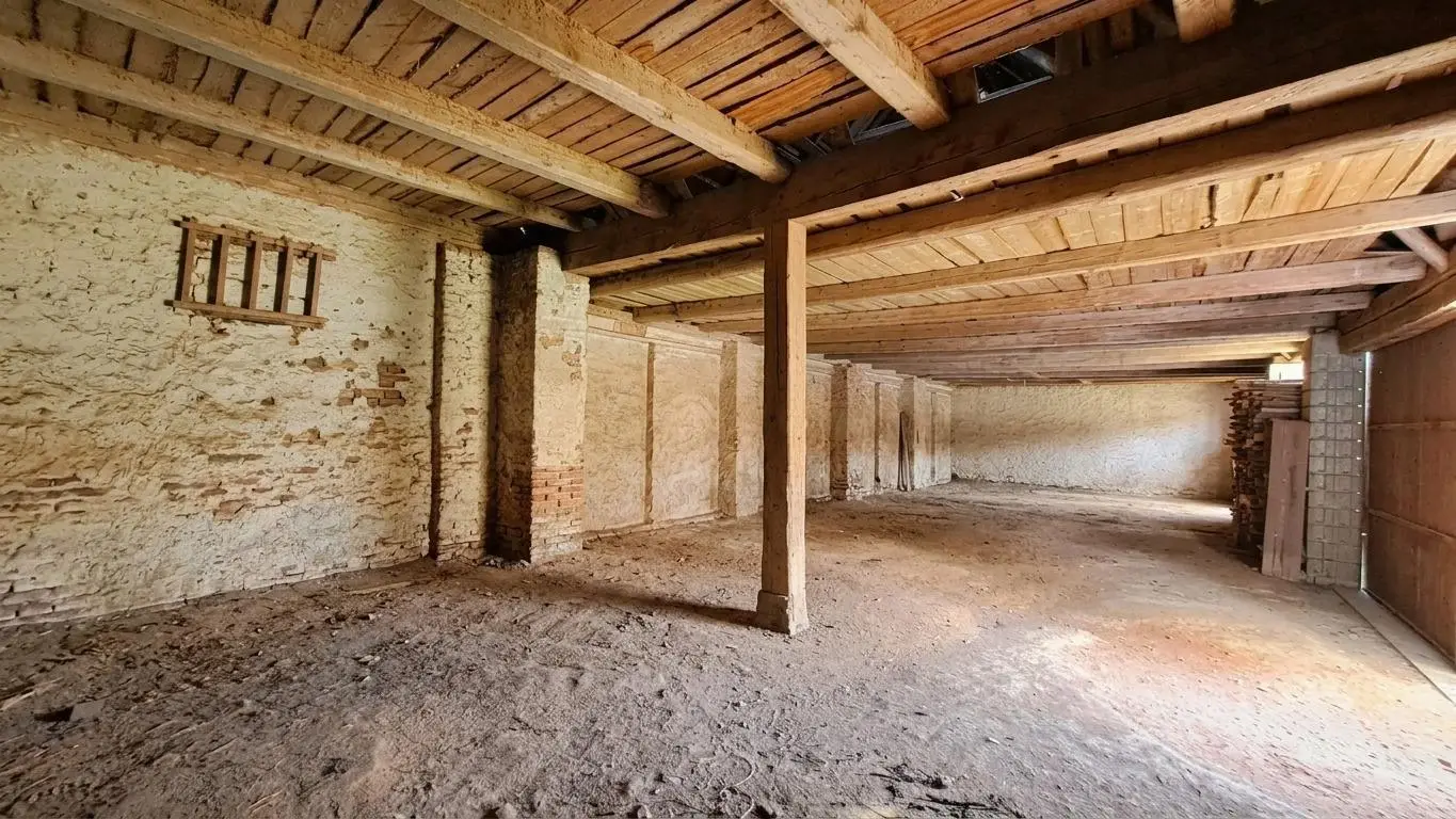Apartment in a courtyard farm with large meadow