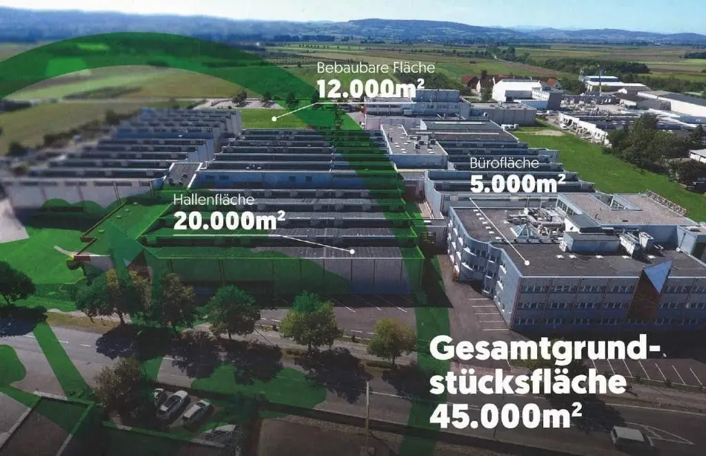 Hall complex with 3.5 megawatt power connection Investor apartment