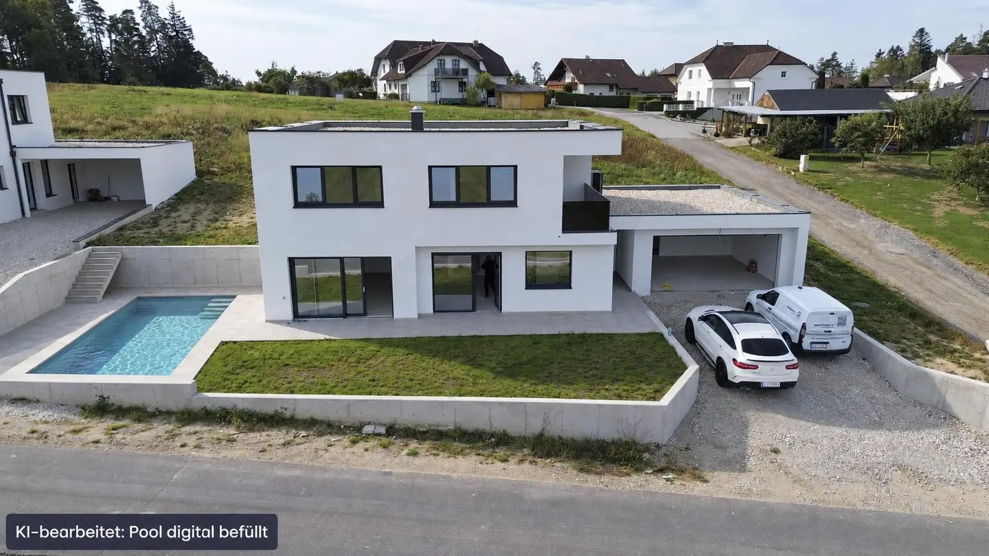 Familienwohnung mit beheizbarem Pool und großer Terrasse