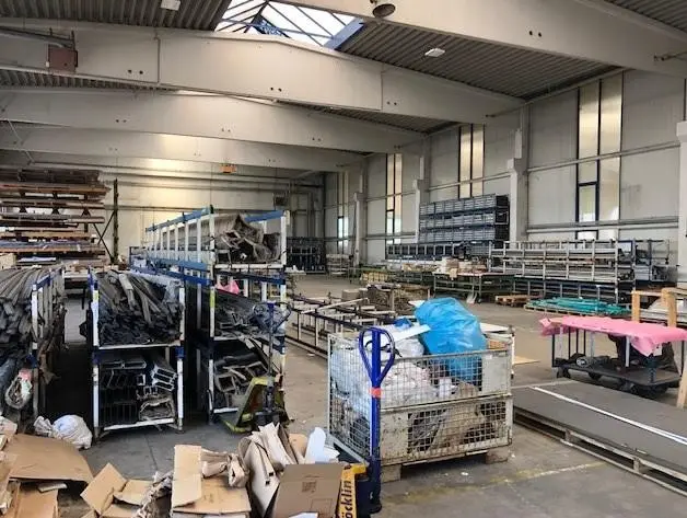 Production ready space with high hall volume Loftwohnung