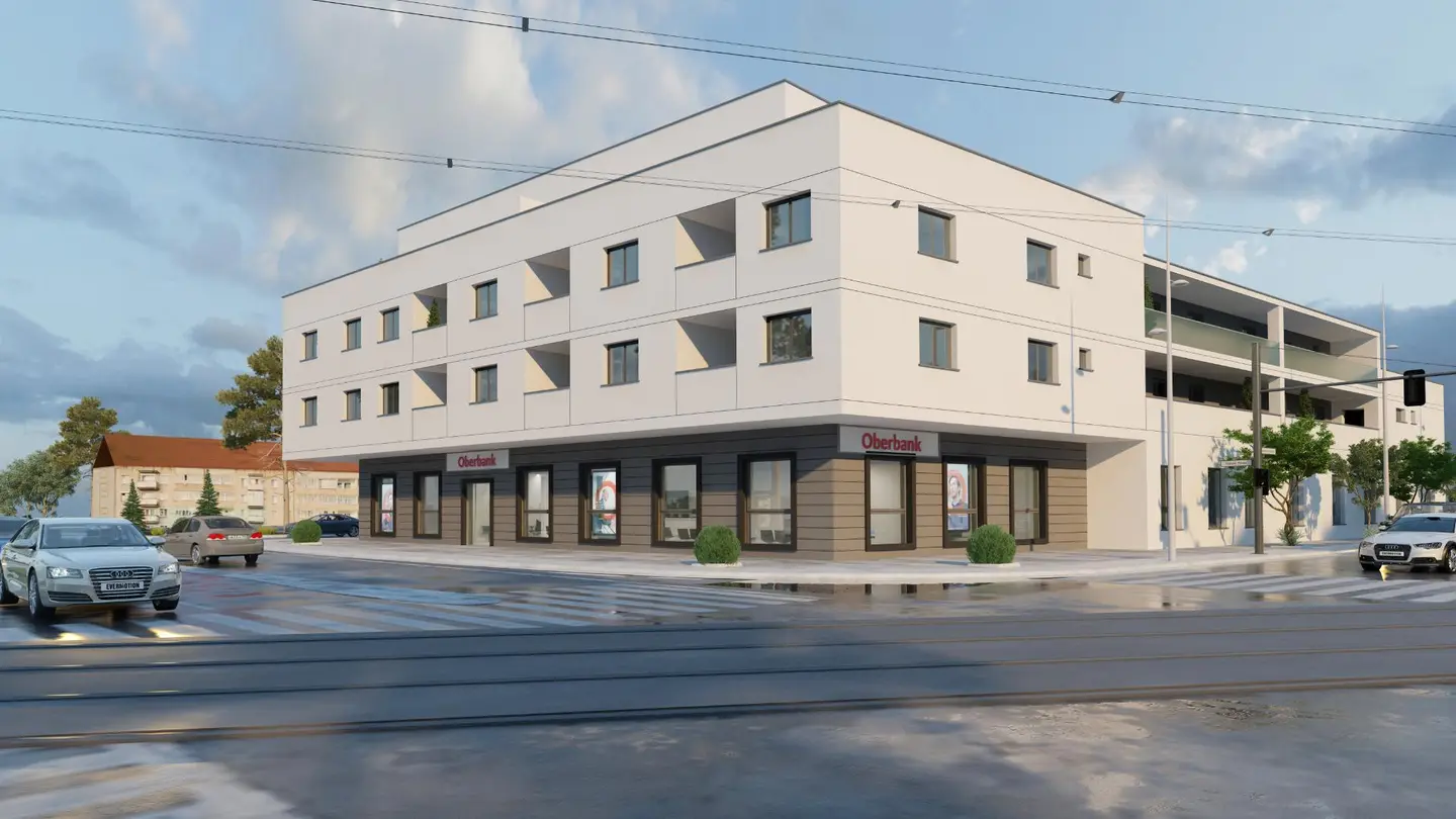 Wohnung in Erstbezug mit Loggia und Straßenbahnanschluss