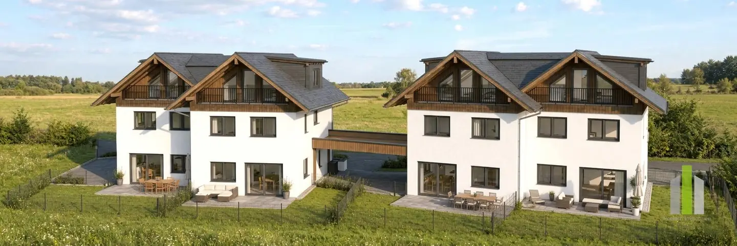 Sonnige neubauwohnung mit privatgarten und Carport