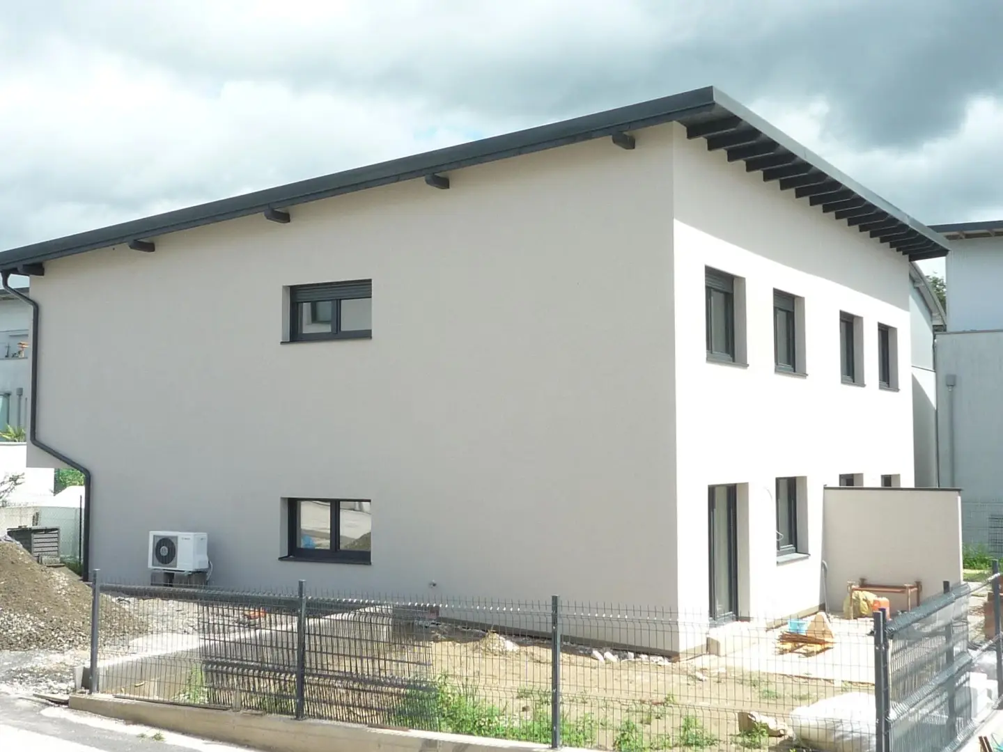New build family apartment with sunny private garden