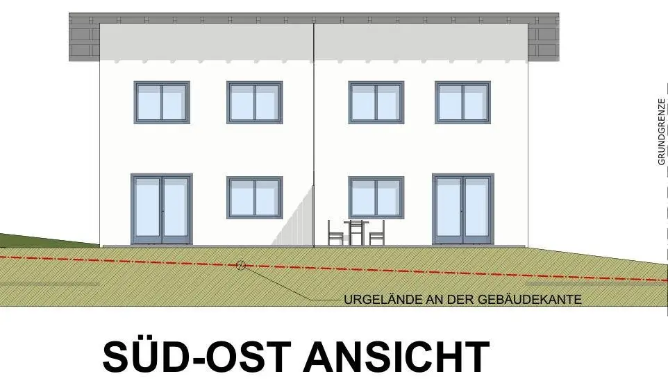 New build family apartment with sunny private garden