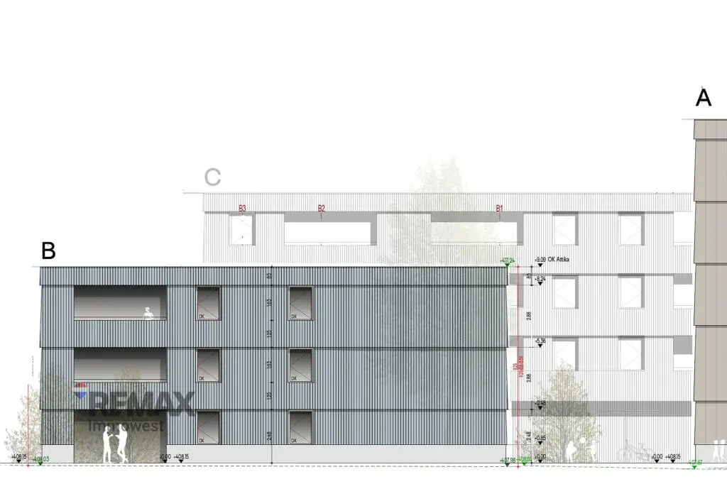 Commercial space with large windows Loftwohnung