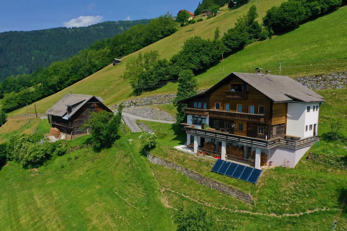 Landwirtschaft mit traumhafter Südhanglage!