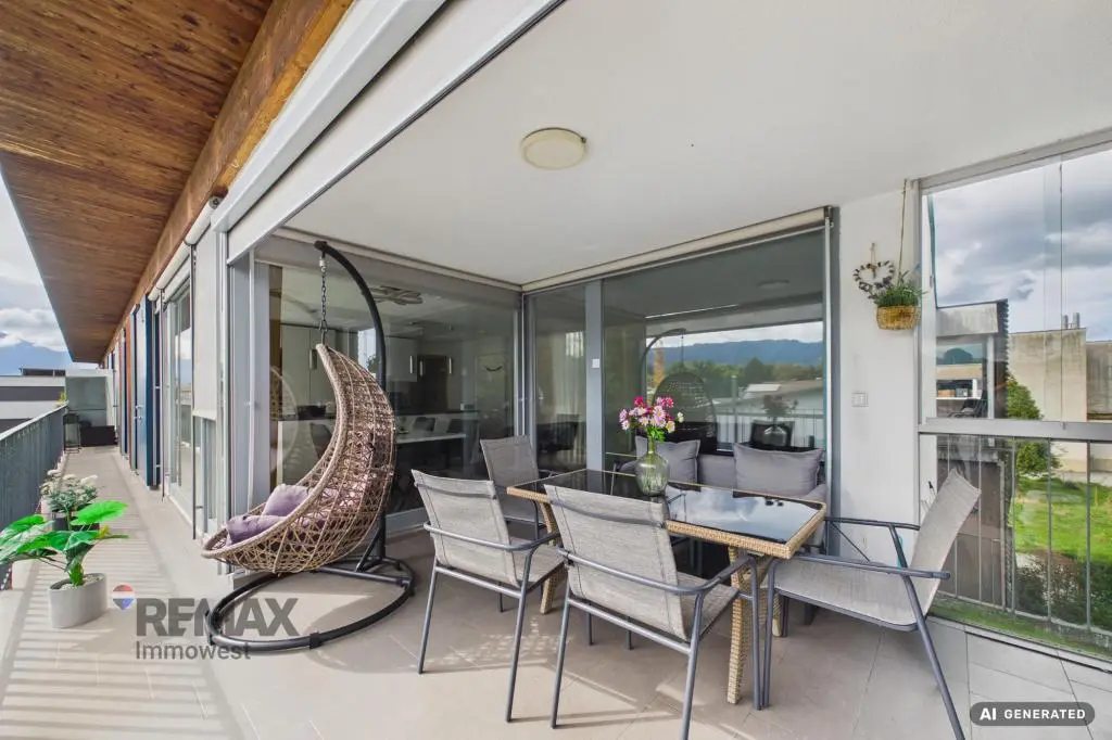 Penthouse with large terrace and underground parking