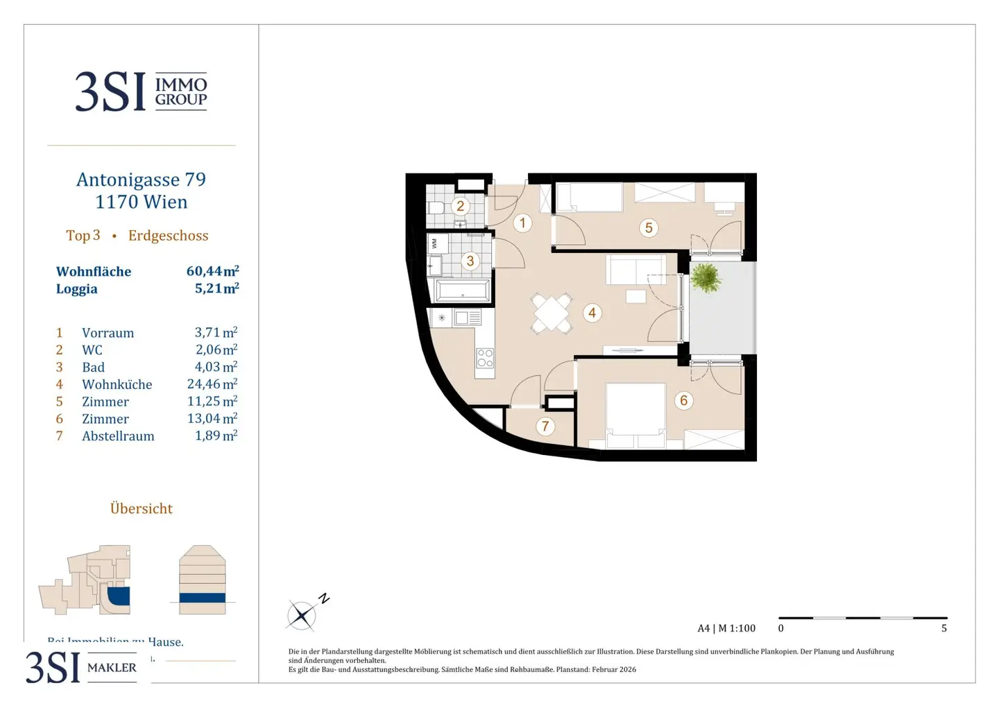 The Anthony: Stylish new build apartment with comfort and functionality