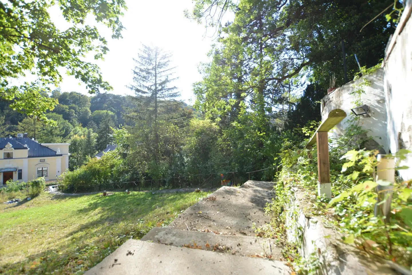 Haus am Südhang in absoluter Ruhelage mit Altbestand