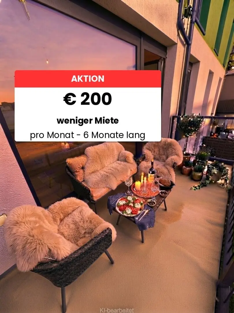 Neubau: Besonders attraktive 3-Zimmer Wohnung mit Balkon