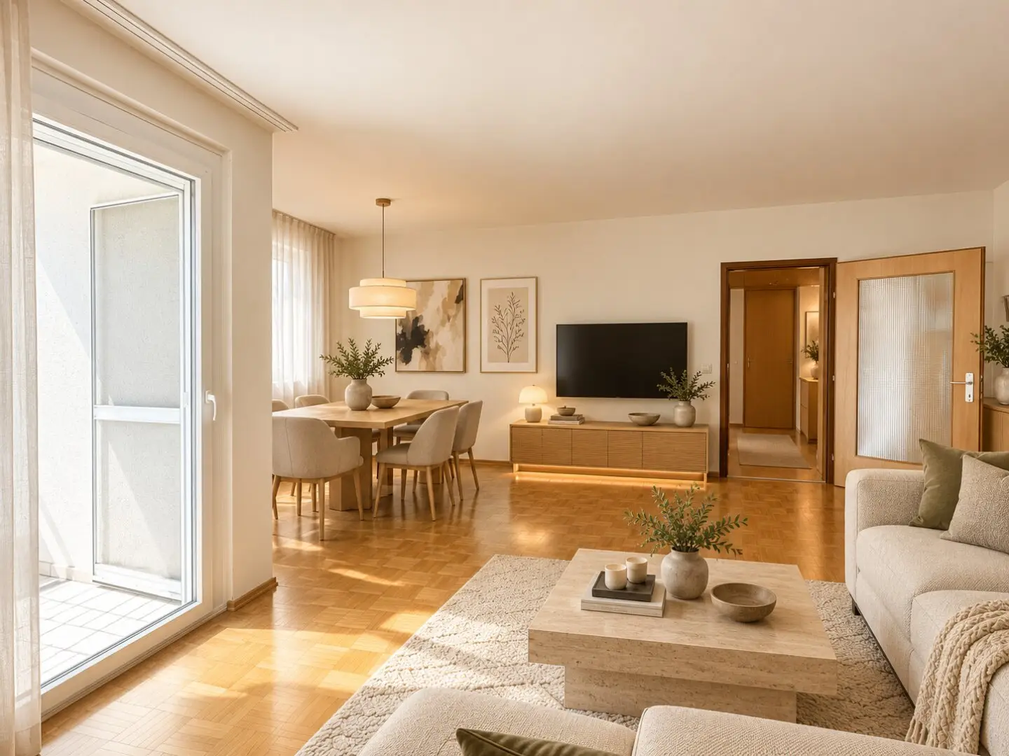 Gepflegte 4-Zimmer-Wohnung mit Loggia & Garage in Traun – ideal für Familien und Anleger