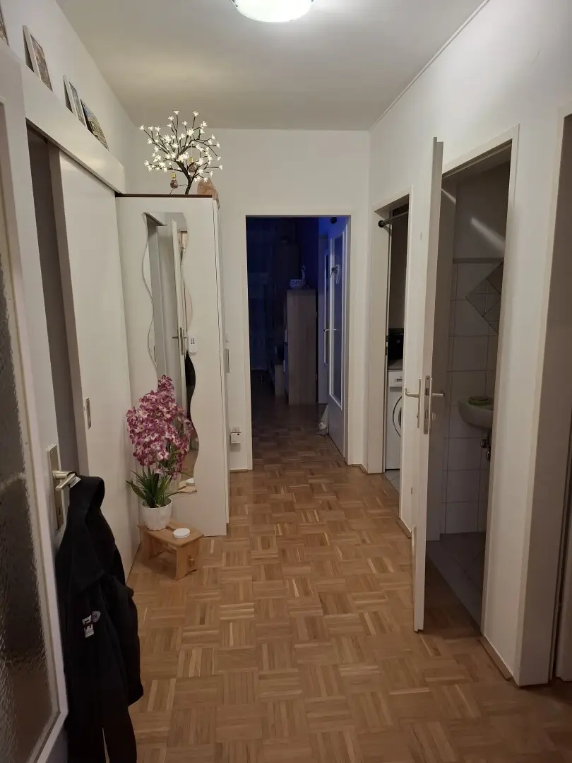Modern 3-room apartment in Luftenberg with loggia, terrace, garage and elevator – 788€ rent