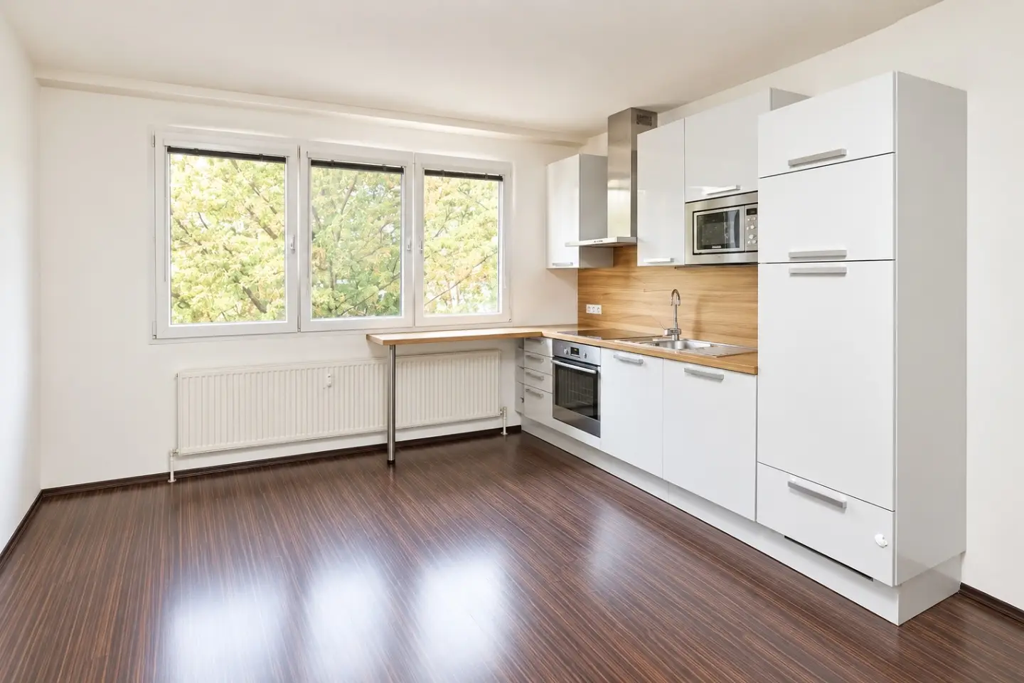 Ruhige westseitige Wohnung mit Grünblick