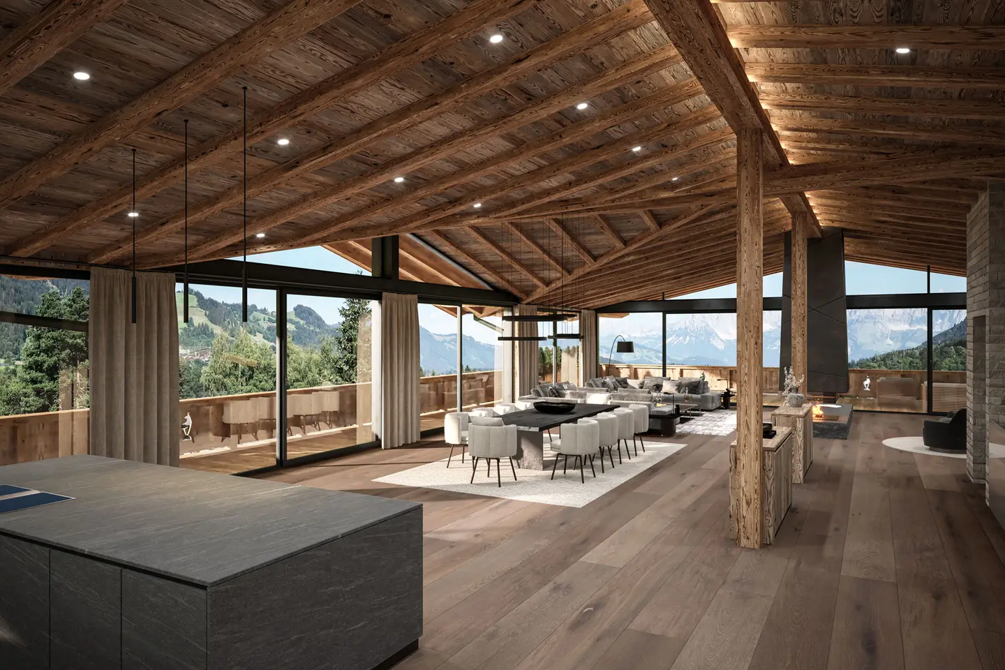 Maisonettewohnung mit privatem Pool und Wilder Kaiser Blick