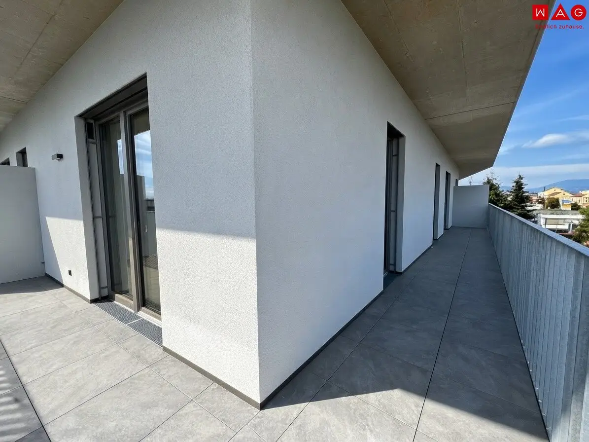 New build 2-room apartment with huge balcony