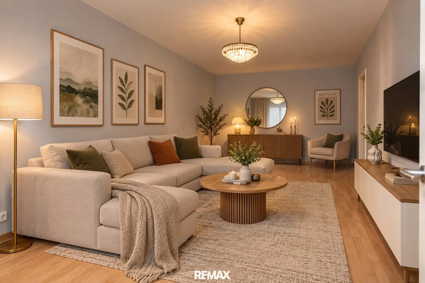 3-room condominium with loggia and development potential