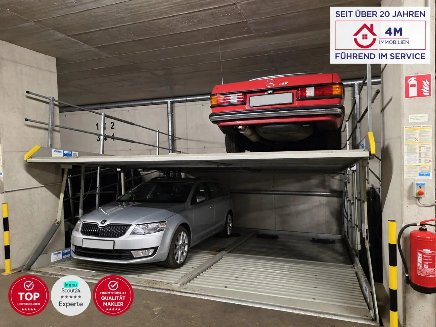 Top duplex parking space 12,35 m² in 1130 Wien – your secure parking space for purchase