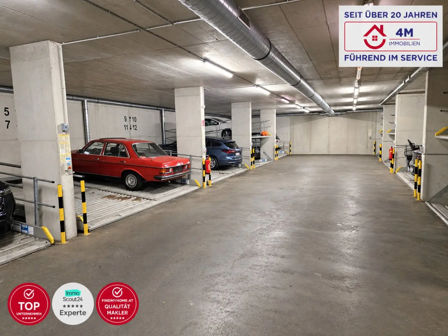 Top duplex parking space 12,35 m² in 1130 Wien – your secure parking space for purchase