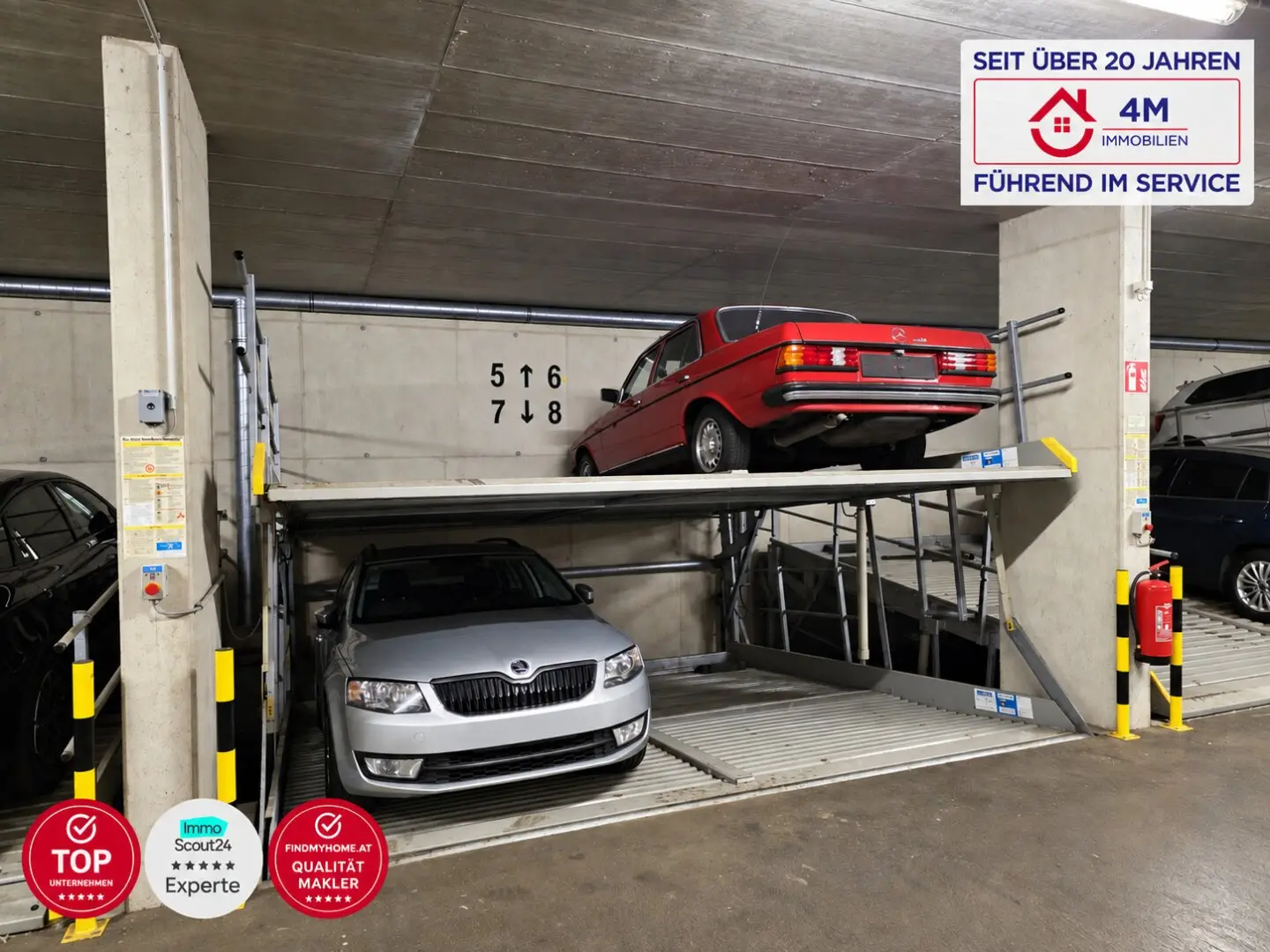 Top duplex parking space 12,35 m² in 1130 Wien – your secure parking space for purchase
