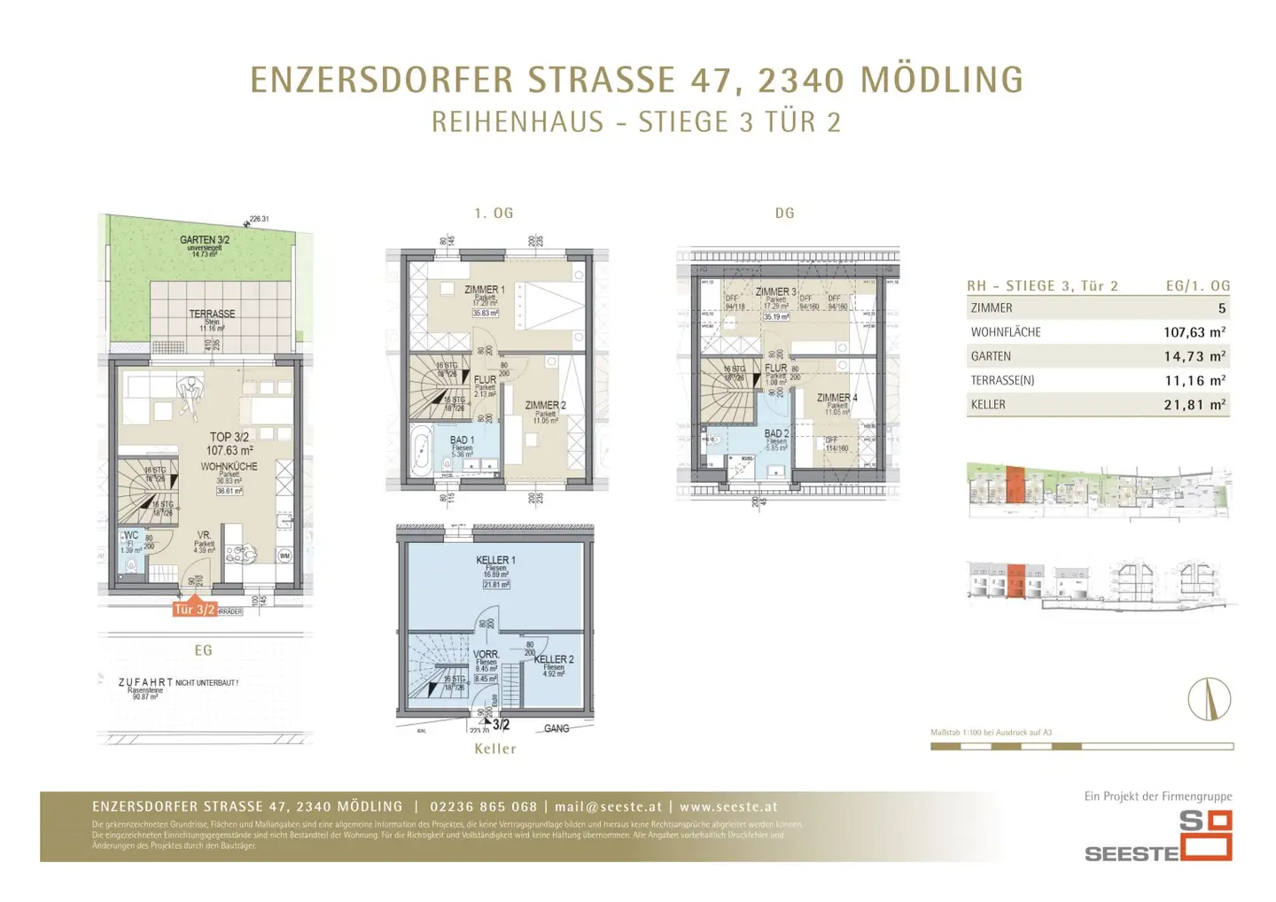 Grundriss Tür 3/2