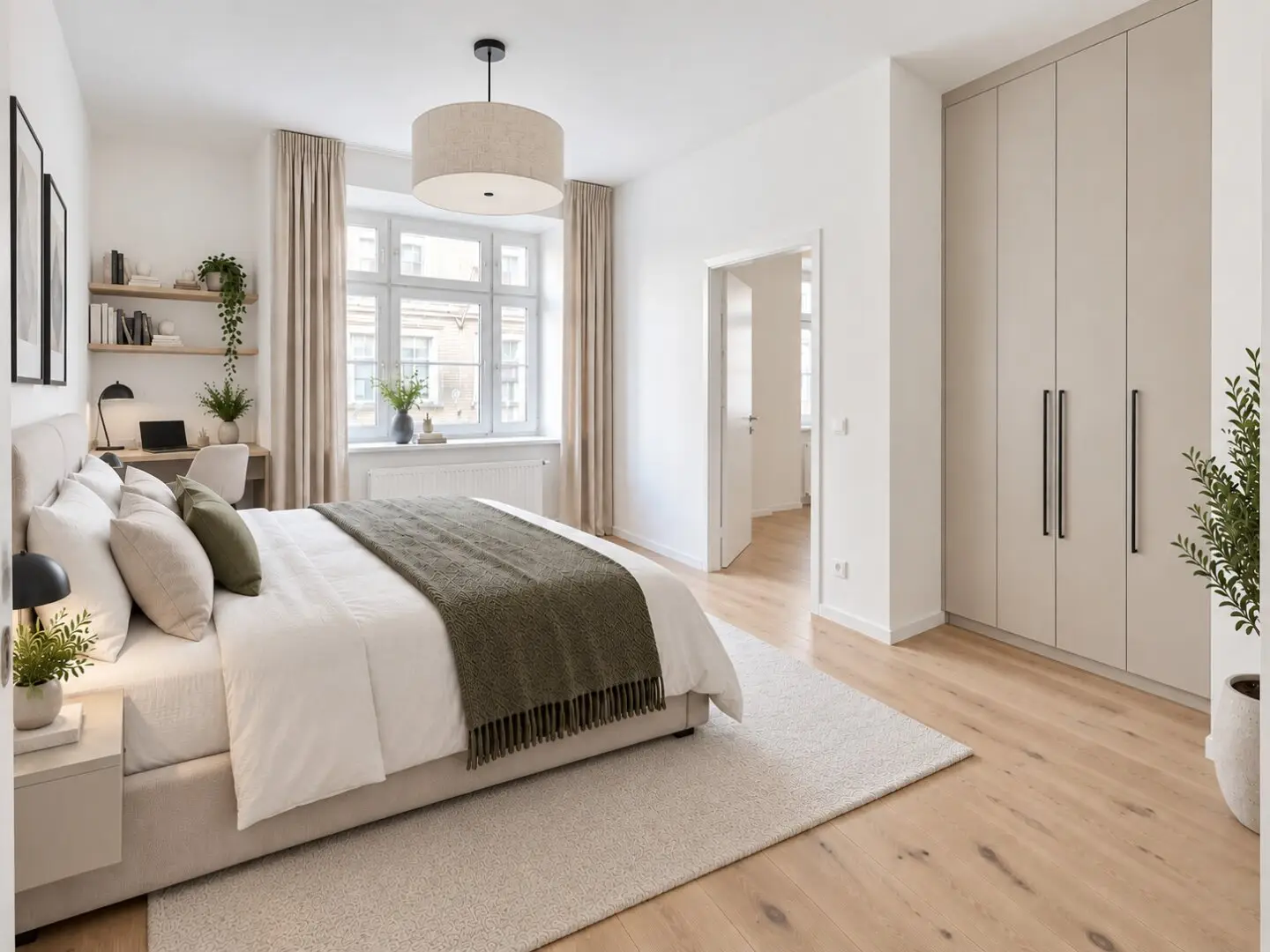 Erstbezug nach Sanierung – möblierte 2-Zimmer-Altbauwohnung im Linzer Stockhofviertel