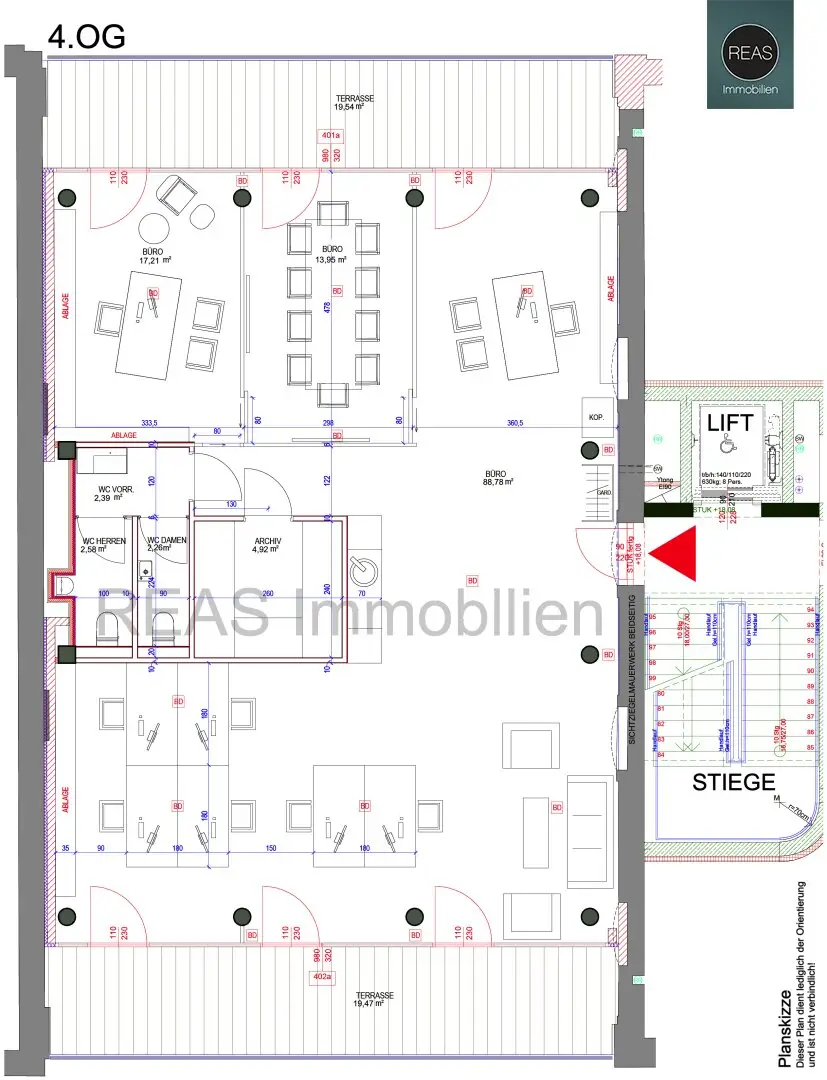 Loft - investment package with 5.2% yield in the historic Brotfabrik Wien