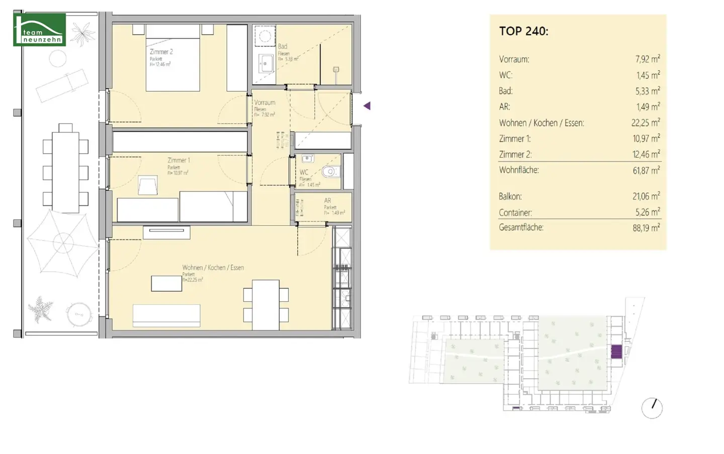 Modern living comfort in Waagner-Biro-Straße - 3-room apartment with balcony