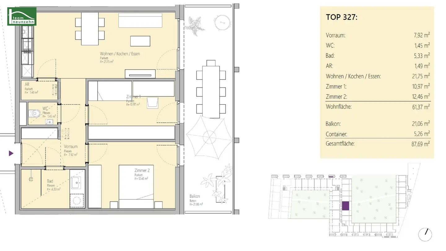 3 -Zimmer-Wohnung mit großer Freifläche - Smart wohnen in der Waagner-Biro-Straße!