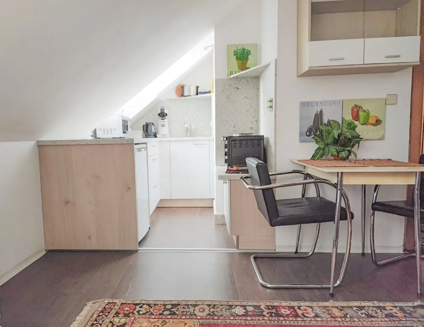 Move-in ready furnished 1-room apartment with parking in Hof / Eggenberg Graz